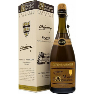 Кальвадос Marquis d'Aguesseau, VSOP 4 ans, gift box, 0.7 л