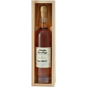 Кальвадос Roger Groult, Calvados 8 ans d'age, wooden box, 200 мл
