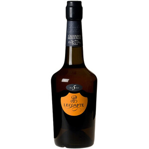 Кальвадос Lecompte, Pays d'Auge, 5 years, 0.7 л