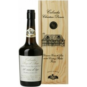 Кальвадос Coeur de Lion Calvados Pays d'Auge 50 Years, wooden box, 0.7 л