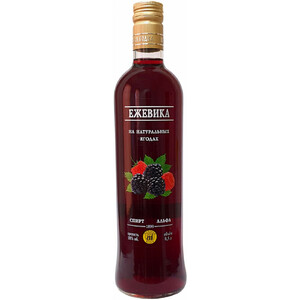 Ликер "Шуйская" Ежевика, Настойка Сладкая, 0.5 л