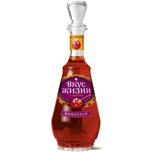 Ликер "Вкус жизни" Вишневая, Настойка сладкая, 0.5 л