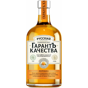 Ликер "Русский ГарантЪ Качества" Морошка, Настойка сладкая, 0.5 л