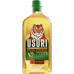Ликер "Уссурийский корень с женьшенем и медом", настойка горькая, 0.5 л