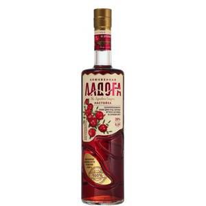 Ликер Ладога, "Клюквенная", настойка сладкая, 0.5 л