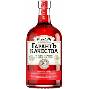 Ликер "Русский ГарантЪ Качества" Для Вашего Здоровья, Настойка горькая, 0.5 л