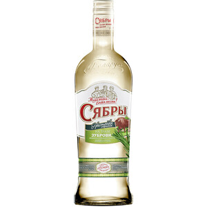 Ликер "Сябры" На траве Зубровка, настойка горькая, 0.5 л