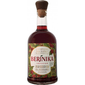 Ликер "Berinika" Cherry with Cognac, 0.5 л