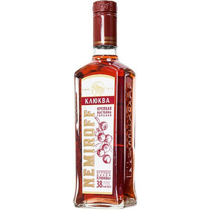 Ликер "Немирофф" Клюква Крепкая, настойка горькая, 0.5 л