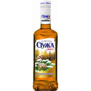 Ликер АПК, "Стужа Люкс" на Кедровых Орешках, Настойка горькая, 0.5 л