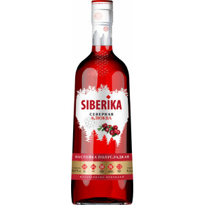 Ликер АПК, "Сиберика" Северная Клюква, Настойка полусладкая, 0.5 л