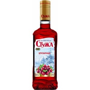 Ликер АПК, "Стужа" Брусничная, Настойка горькая, 0.5 л