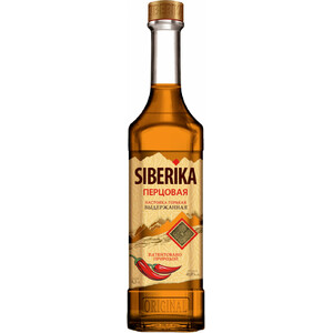 Ликер АПК, "Сиберика" Перцовая, Настойка горькая, 0.5 л