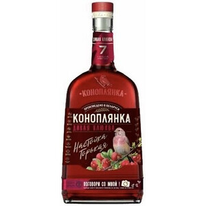 Ликер "Коноплянка" Дикая Клюква, настойка горькая, 0.5 л