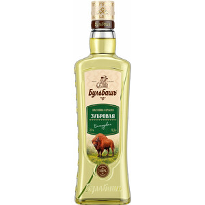 Ликер "Бульбашъ" Зубровая Беларуская, настойка горькая, 0.5 л