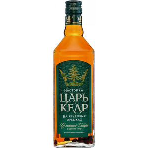 Ликер "Царь Кедр", настойка горькая, 0.5 л