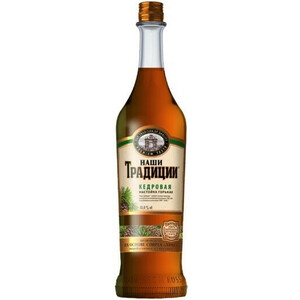 Ликер "Наши Традиции" Кедровая, настойка горькая, 250 мл