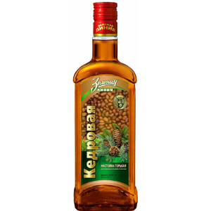 Ликер "Зеленая Линия" Кедровая, настойка горькая, 0.5 л