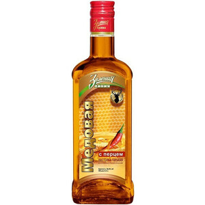 Ликер АПК, "Зеленая Линия" Медовая с перцем, настойка горькая, 250 мл