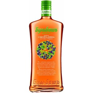 Ликер "Бульбашъ Гринлайн" Черная смородина , настойка сладкая, 0.5 л