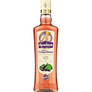 Ликер "Бульбашъ Черная смородина" Настойка сладкая, 0.5 л
