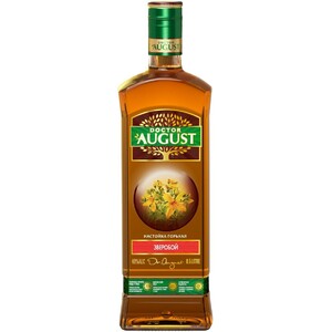 Ликер "Доктор Август" Зверобой, настойка горькая, 0.5 л