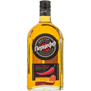 Ликер "Доктор Перцефф" На меду, настойка горькая, 0.5 л