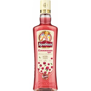 Ликер "Бульбашъ Клюквенная Лайт" Настойка сладкая, 0.5 л