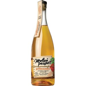 Ликер "Живой Рецепт" Рябиновая, Настойка горькая, 0.5 л