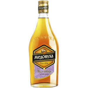 Ликер "Медовуха" Мед и Имбирь, настойка горькая, 0.5 л