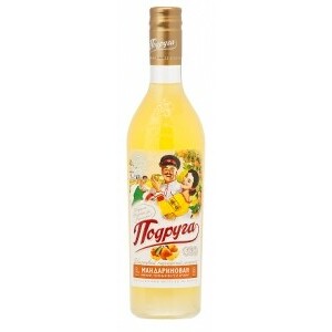 Ликер "Подруга" Мандариновая, Настойка сладкая, 0.5 л