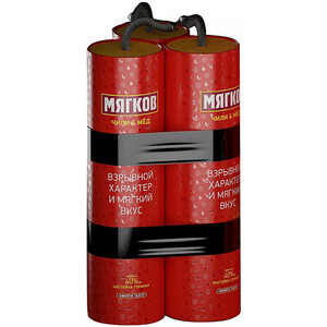 Ликер "Мягков" Чили & Мед, Настойка горькая, в подарочной упаковке "Динамит", 0.5 л