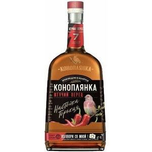 Ликер "Коноплянка" Жгучий Перец, настойка горькая, 0.5 л