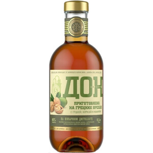 Ликер "Дон-Батюшка" на Грецких Орехах, настойка горькая, 0.5 л