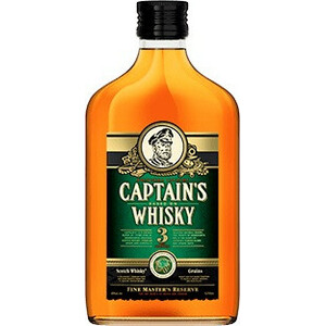 Ликер "Капитанский на основе виски", Настойка горькая, 250 мл