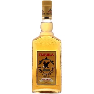 Текила "Tres Sombreros" Tequila Gold, 0.7 л