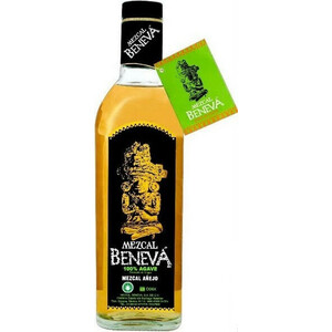 Мескаль "Beneva" Anejo, Mezcal con Gusano de Maguey, 0.7 л