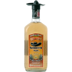 Текила "Sombrero Negro" Gold, 0.7 л