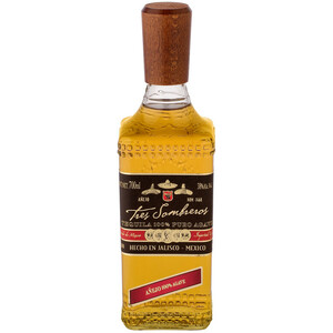 Текила "Tres Sombreros" Tequila Anejo, 0.7 л