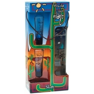 Текила Legenda Del Milagro Silver Box & 2 glasses, 0.75 л