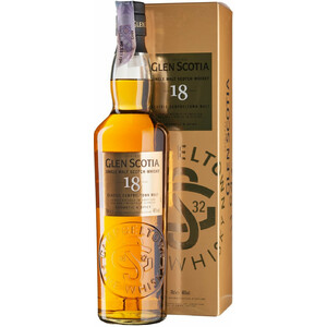 Виски Glen Scotia 18 Years Old, gift box, 0.7 л