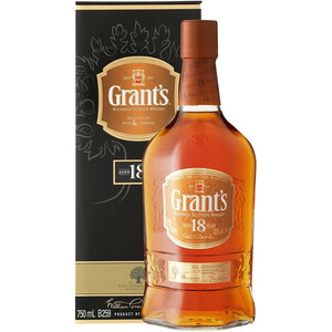 Виски "Grant's" Aged 18 Years, gift box, 0.75 л