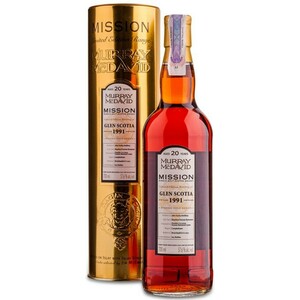 Виски Murray McDavid, "Glen Scotia" 20 Years Old, 1991, in tube, 0.7 л