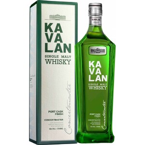 Виски Kavalan, "Concertmaster" Port Cask Finish, gift box, 0.7 л