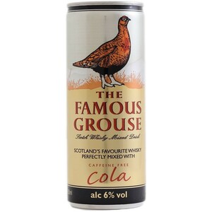 Виски The Famous Grouse Finest & Cola, in can, 250 мл