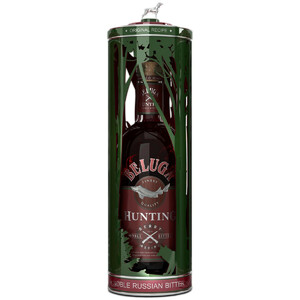 Ликер "Белуга Хантинг" Ягодный Биттер, в металлической тубе, 0.7 л
