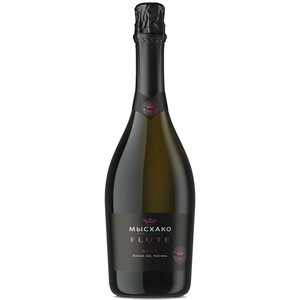 Игристое вино Мысхако, "ФЛЮТЕ" Розе де Нуар Брют