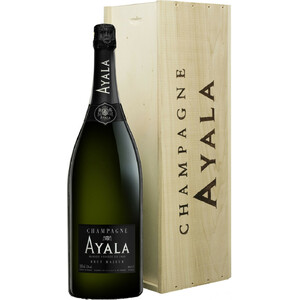 Шампанское Ayala, "Brut Majeur" AOC, wooden box, 3 л