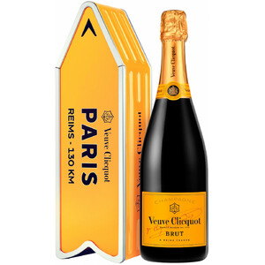 Шампанское Veuve Clicquot, Brut, gift box "Arrow"