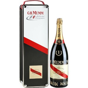 Шампанское Mumm, "Cordon Rouge" AOC, metal box "Formula 1"